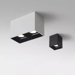 Square LED Downlights Anti-glare  Ceiling light COB Spotlight 5W10W14W20W30W 1-5 head Grid line lights 85-265V Interior lighting