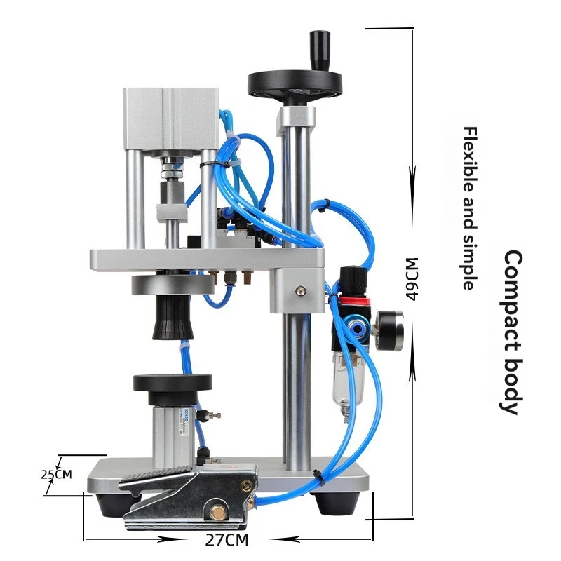 

exquisite craftsmanship High Quality Semi Automatic Packaging Spray Perfume Bottle Sealing Capping Crimping Machine