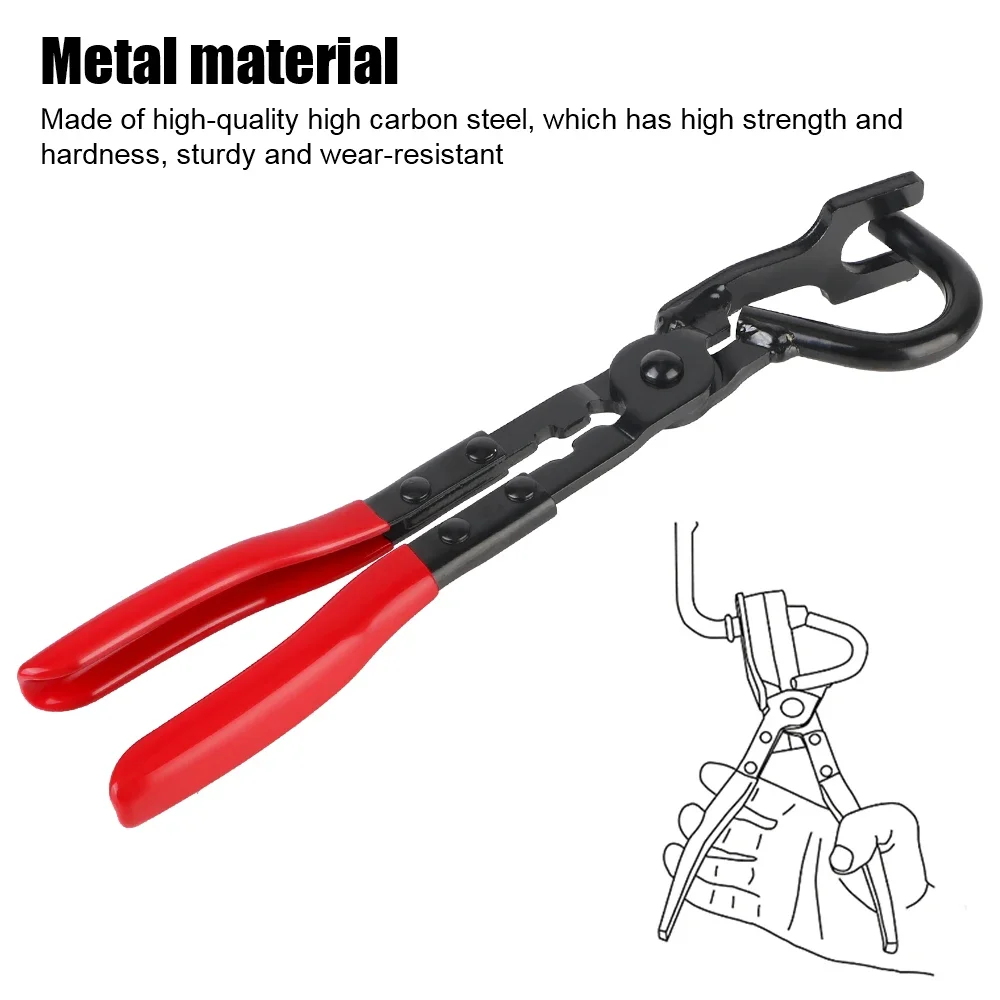 Car Exhaust Rubber Pad Pliers Exhaust Pipe Gasket Removal Plier Exhaust Hanger Removal Puller Anti-Slip Handle Tools