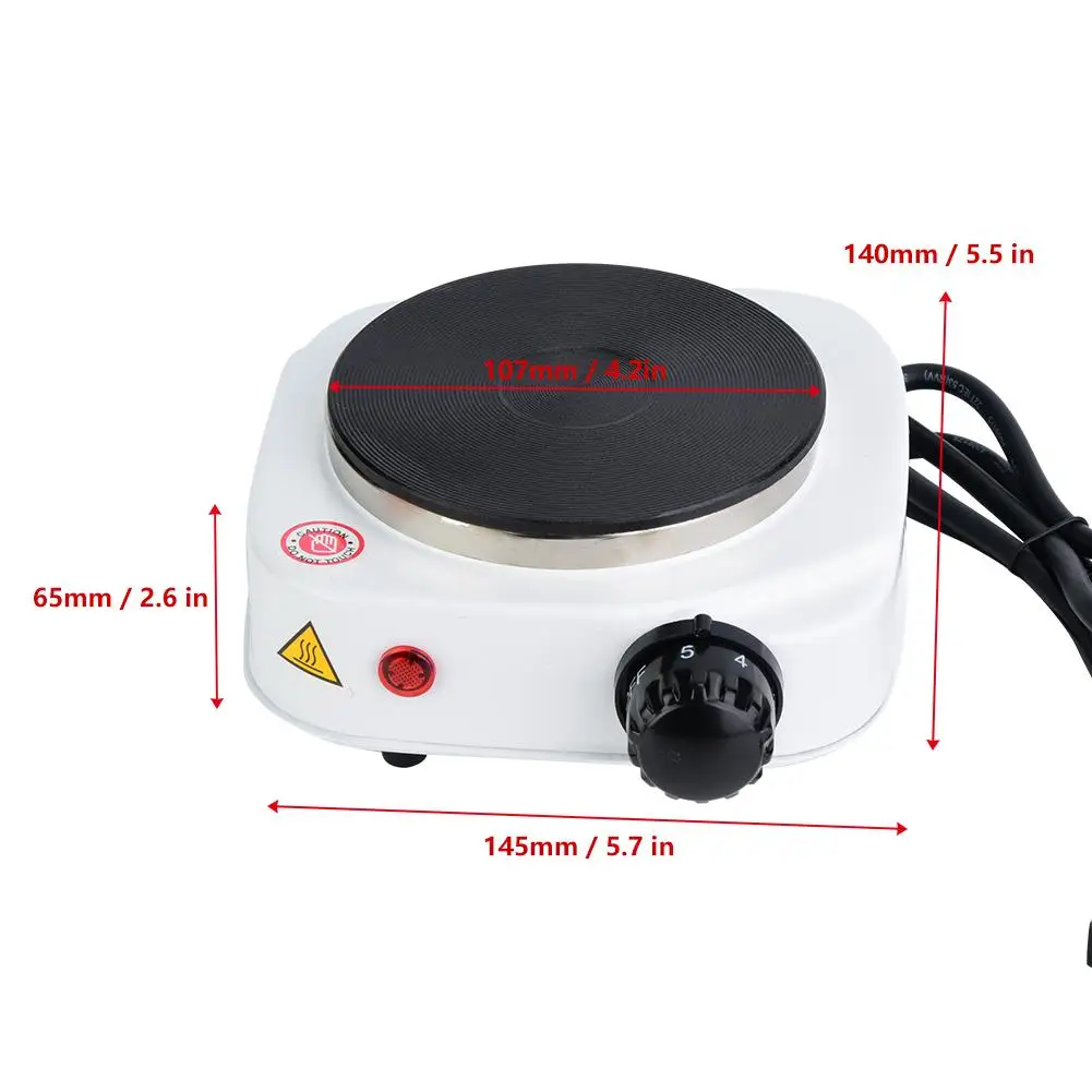 110V 220V Electric Hot Plate Mini stove Coffee Heater Milk Tea Mocha Heating Stove Cooking Pot Oven Small Furnace Cook US plug