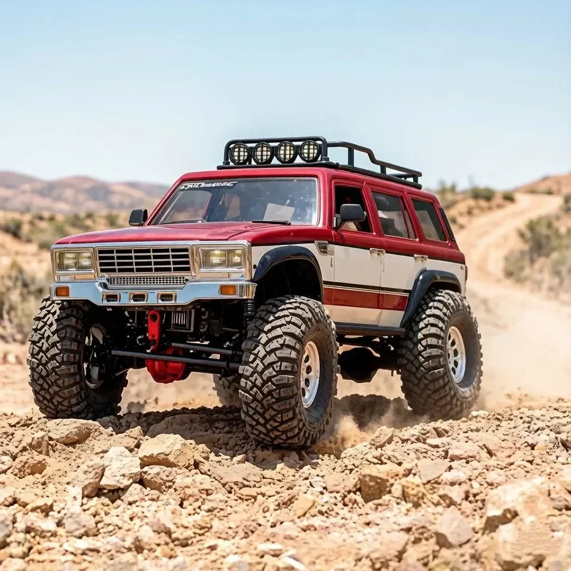Hot 1/10 CROSSRC SU4 4X4 KIT Version Remote Control Hard‑Shell Climbing Off-Road Vehicle Simulation Electric RC Metal Model Toy