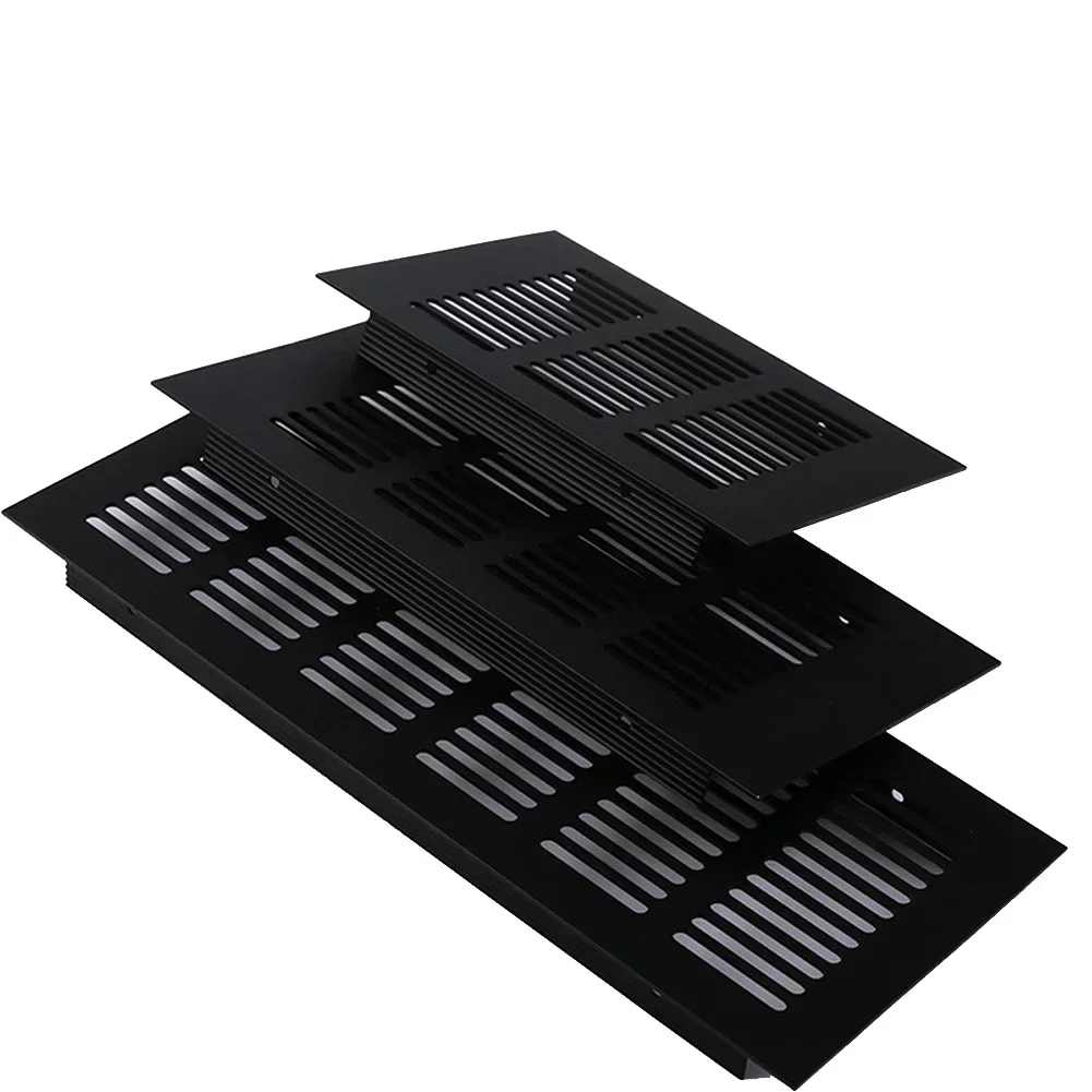 150mm Ventilation Grills Aluminium Rectangular Breathable Mesh Cabinet Wardrobe Air Vent Grille Ventilation-Cover Exhaust Grid