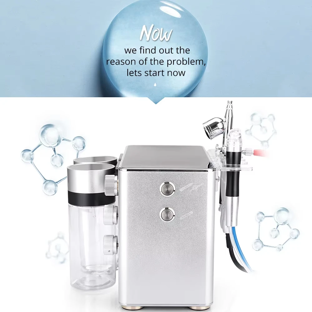 3 IN 1 Hydro Microdermabrasion Diamond Skin Rejuvenation Blackhead Removal Hydro Facial Hydrodermabrasion Machine