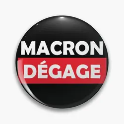 Macron Degage Retrait Contre Emmanue Soft Button Pin Fashion Metal Gift Clothes Funny Collar Lover Brooch Badge Jewelry
