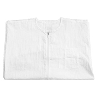 Short Sleeve Hairdresser Uniform Waterproof Apron Salon Home Use Large Pocket Stylist Smock Haircut Cape Grooming Hairdresser