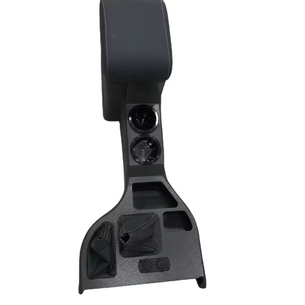 Full Length Cup Holder for Land Cruiser Lc70 Series Double Cab FJ79 LC76 Car Center Console Storage Box with USB