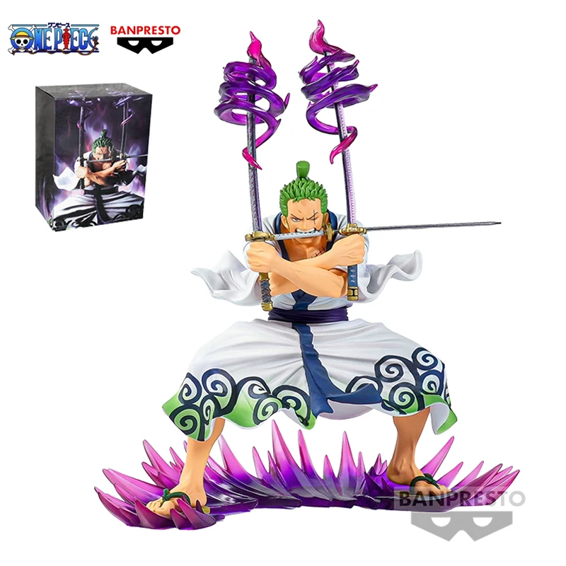 

New in Stock Bandai Original ONE PIECE Action Figure DXF SPECIAL 13cm Roronoa Zoro Collectible Model Dolls Ornaments Toys Gift