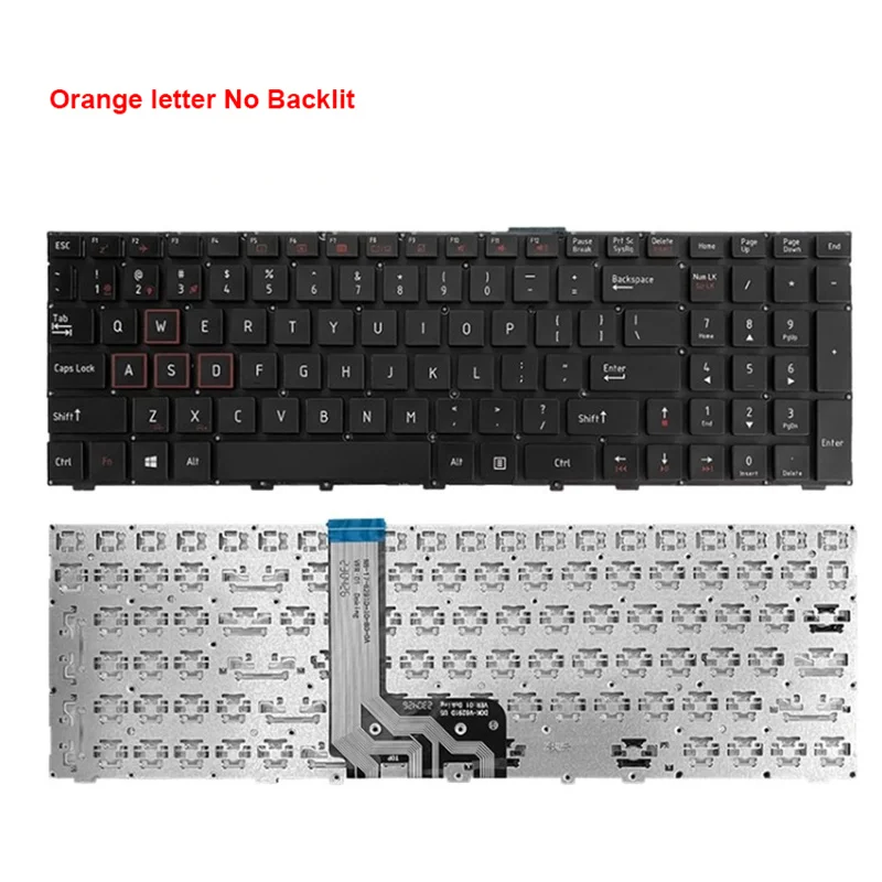 Teclado de repuesto para ordenador portátil, Compatible con MACHENIKE F117-V/V56T, VG65T, V26, VSG65, F117-VC/VD/VA, GV65, nuevo