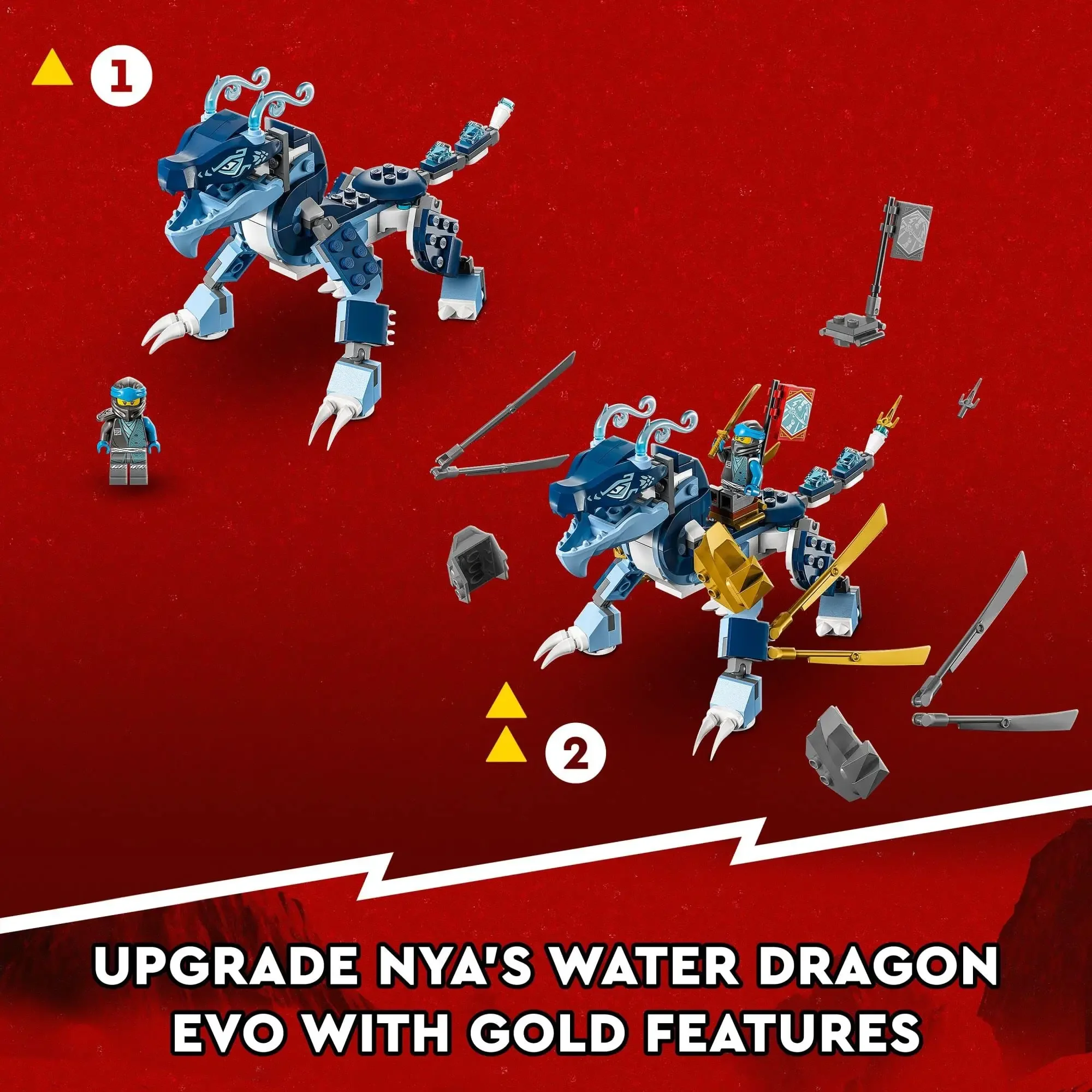 LEGO NINJAGO NYA's Water Dragon EVO 71800 Toy Mythical Creature
