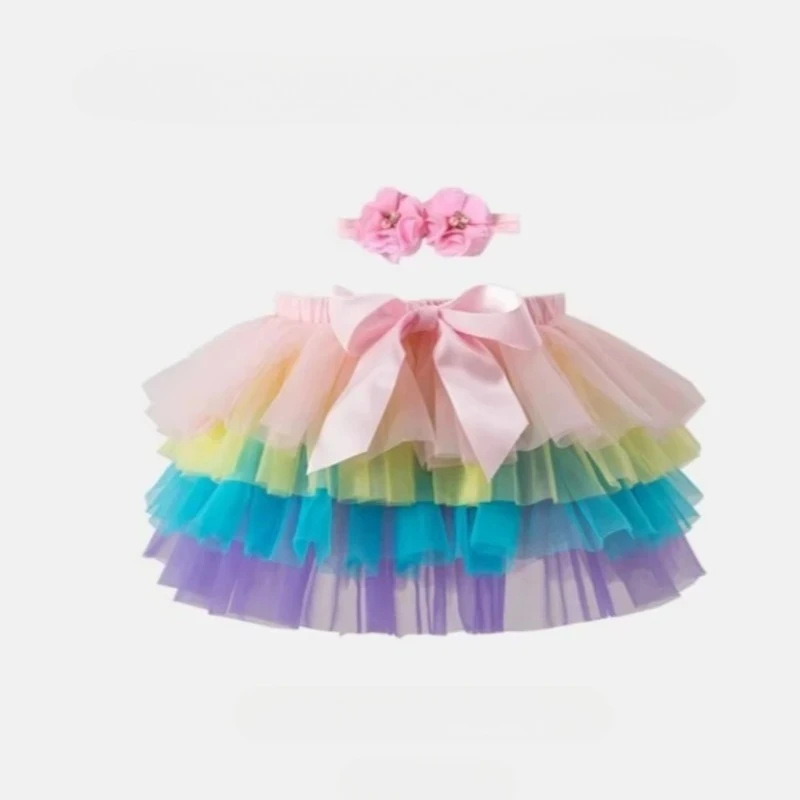 

Вечерняя одежда принцессы для девочек 1, 2, 3 лет Юбка-пачка для маленьких девочек для детей Пышные тюлевые юбки для детей Пышная балетная юбка