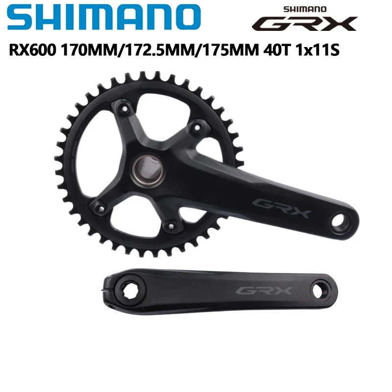 Shimano GRX RX600 1x11Speed Crankset 170MM 172.5MM 175MM 40T Chainring For Road Bike Bicycle Gravel Crankset 11S Crank