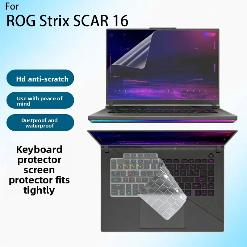 

for ROG Strix SCAR16 computer screen film G635L keyboard film G634J high-definition anti blue light G615L screen protector film