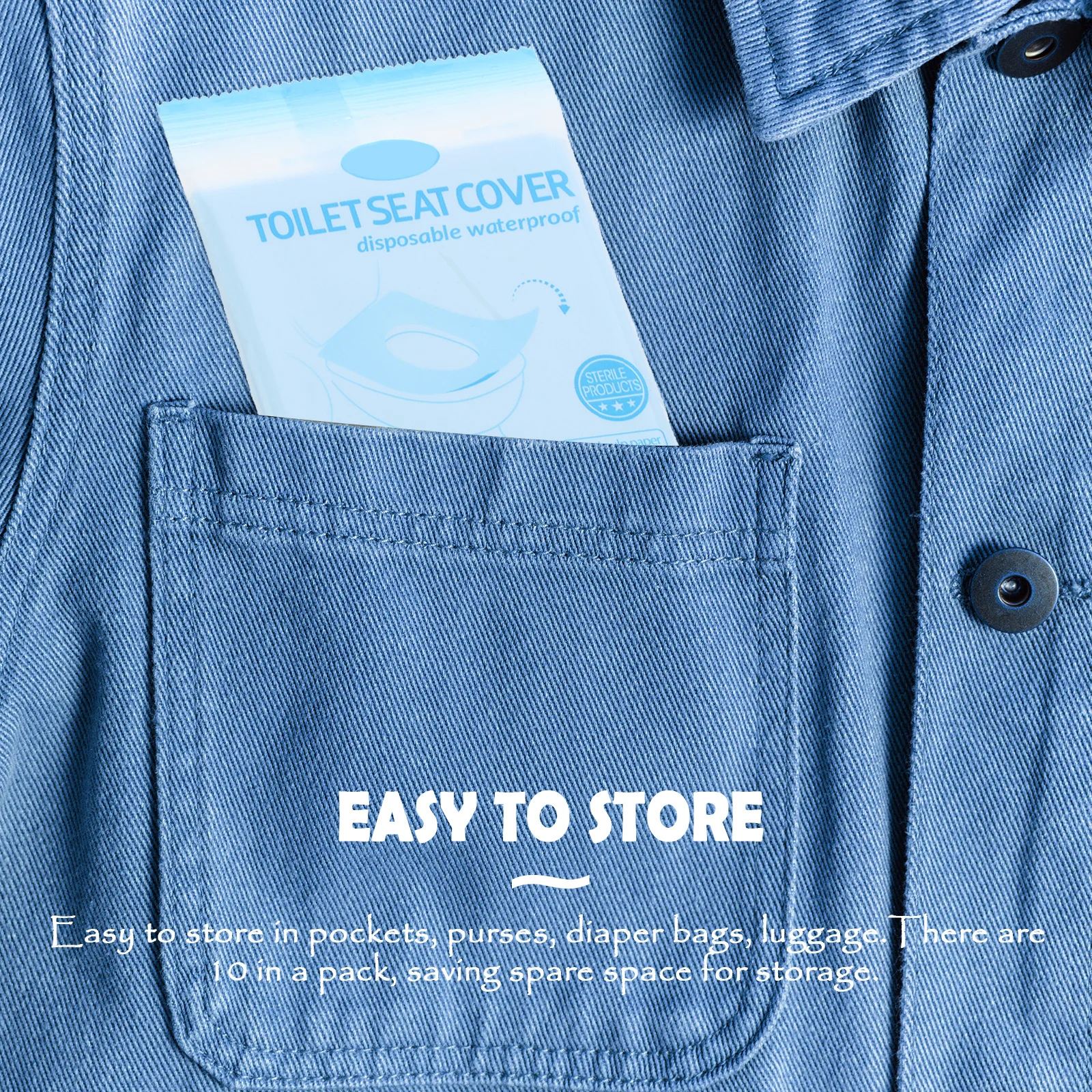 20 قطعة غطاء مقعد المرحاض الورقي المقاوم للماء وسادة المرحاض المحمولة القابل للتصرف السفر وسادة خارجية ملحقات النظافة #5