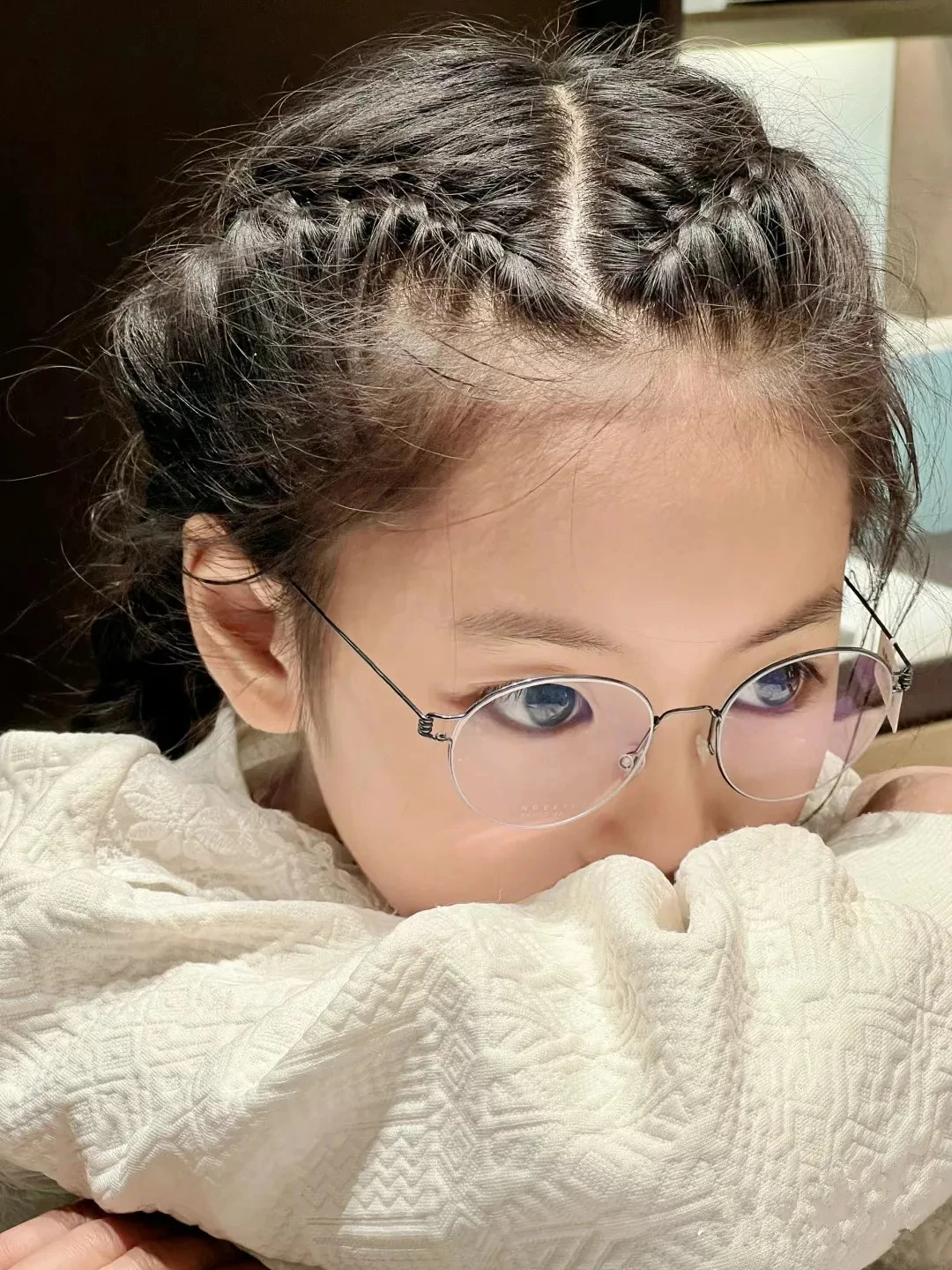 กรอบแก้วขนาดเล็กกลมไม่มีสกรูแบรนด์เนมสำหรับผู้ชายผู้หญิงเบามากสีสันสดใสแว่นตากรอบสีฟ้า