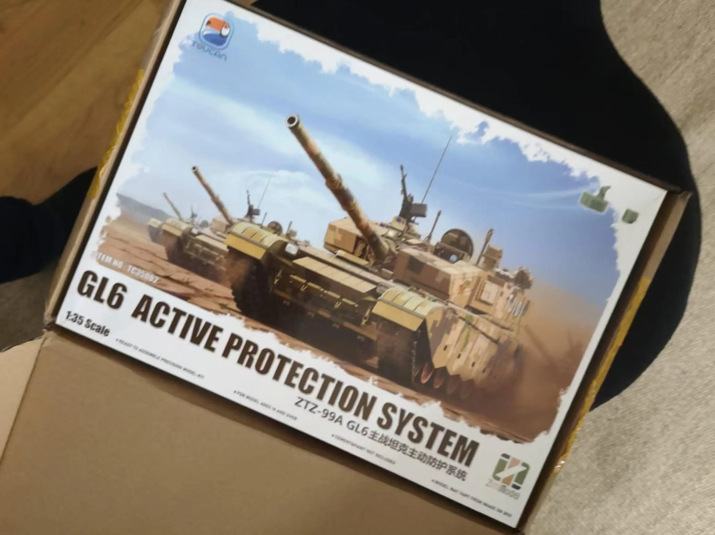TC35002 Zimi Model 1/35 Main Battle Tank ZTZ-99AGL6 Active Protection System