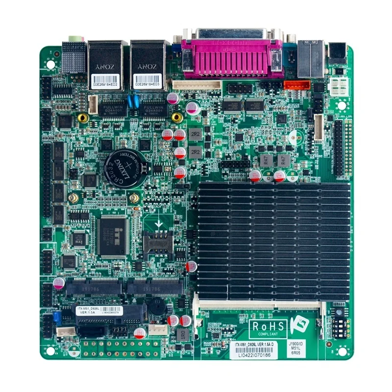 

Industrial computer motherboard, J1900 embedded motherboard