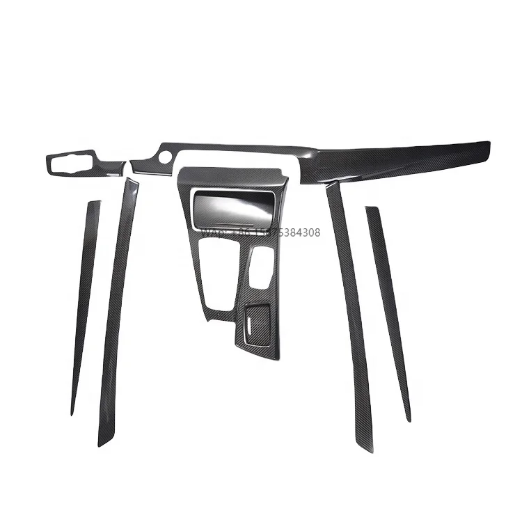 

9PCS Carbon Fiber Car Interior Trims Sticker for 5 Series F10 F18 520 525 528 535