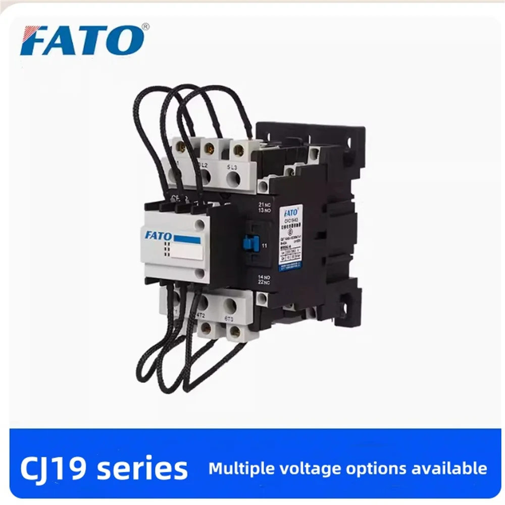 Huatong Switching Capacitor AC Contactor CFC19 (CJ19) -25/32/43/63/95A Compensation Capacitor 220V 380V