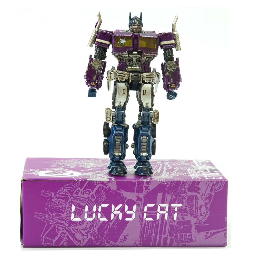 New Transformation Toys Robot Lucky Cat Extreme Trans MICRO COSMOS ET-02SG ET02SG shatter OP. Purple Action Figure toy in stock