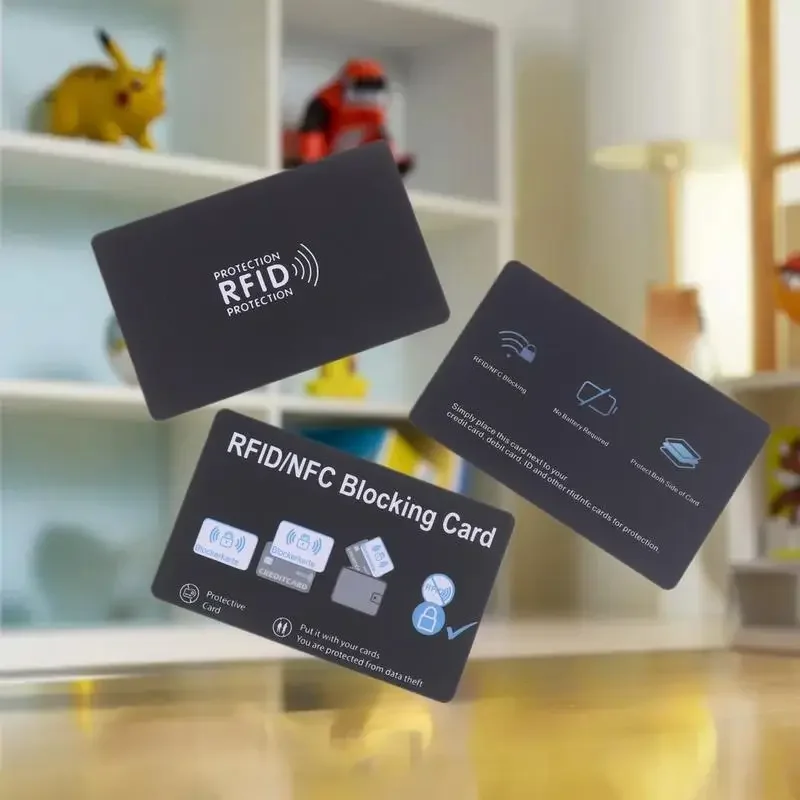 NFC-Signalschutz-Kartenhalterhülle, RFID-blockierende Kartensicherheit, 1/5 Packungen für Debit- und Kreditkarten