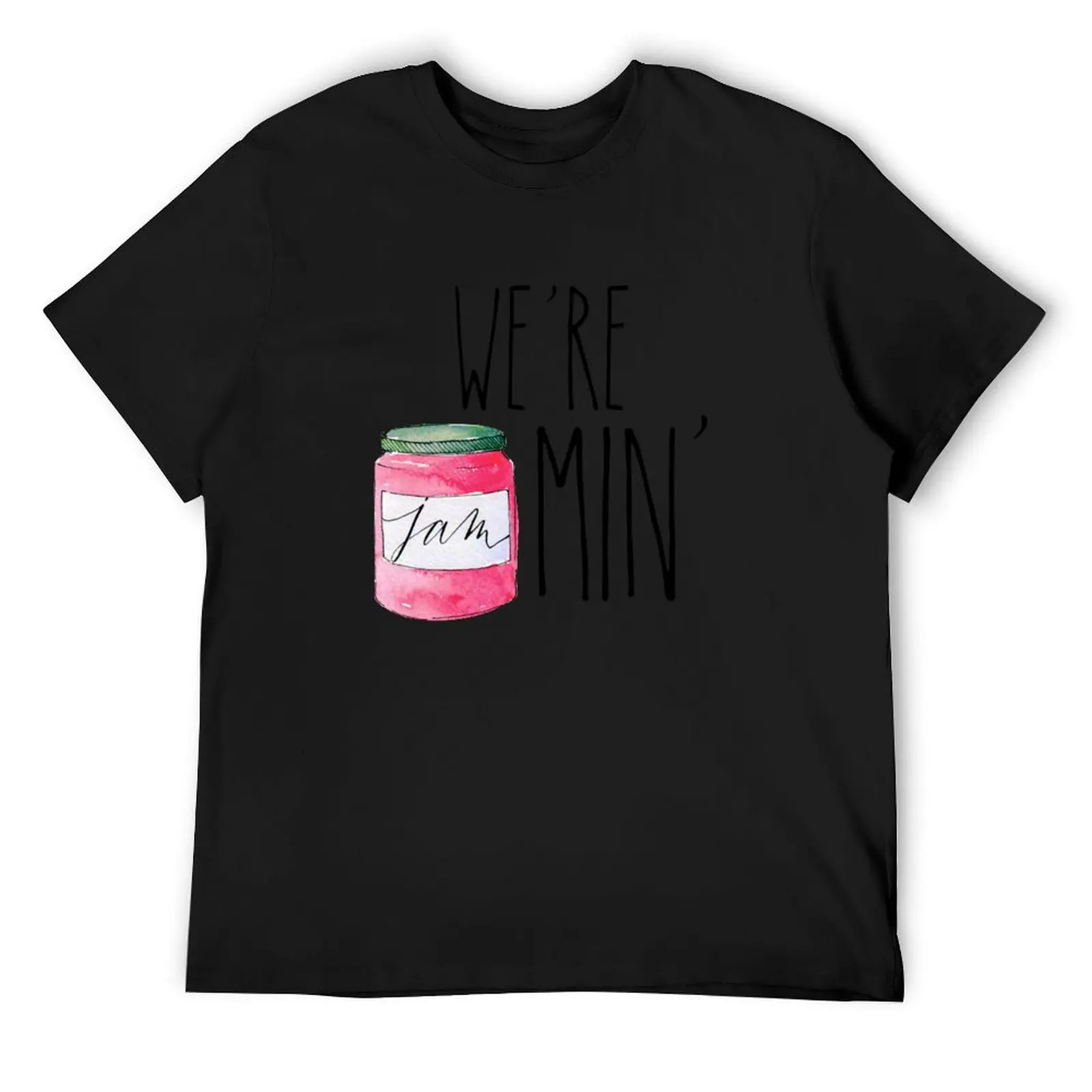 

#we're jammin' T-Shirt blacks custom shirt blue lock black t shirts for men