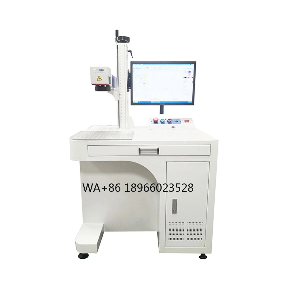 The desktop fiber infrared marking machine is suitable for engraving and marking of all metal materials and some non-metallic