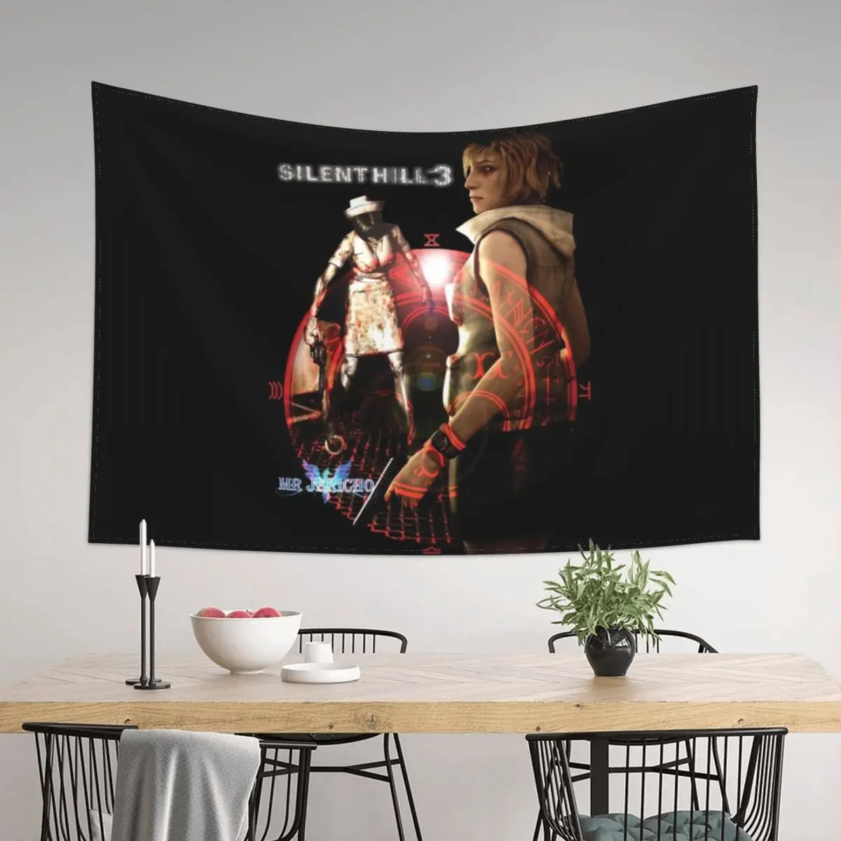 

Silent Hill 3 Heather Tapestry Decor Home Wall Carpet Bedroom Decoration Room Decoration Accessories Tapestry