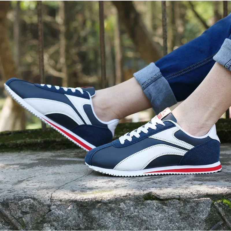 Fashion Classic Style Blue Outdoor 2024 New Running Shoes Casual Sports Shoes Comfortable Spring Summer for Men Jogging Walking