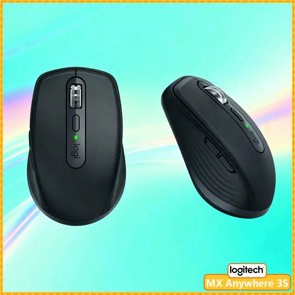 Office MX Anywhere 3S - 8000 DPI, 3-Device Bluetooth, Fast Charge, Perfect for Pet Store Desk & Daily Routine Work