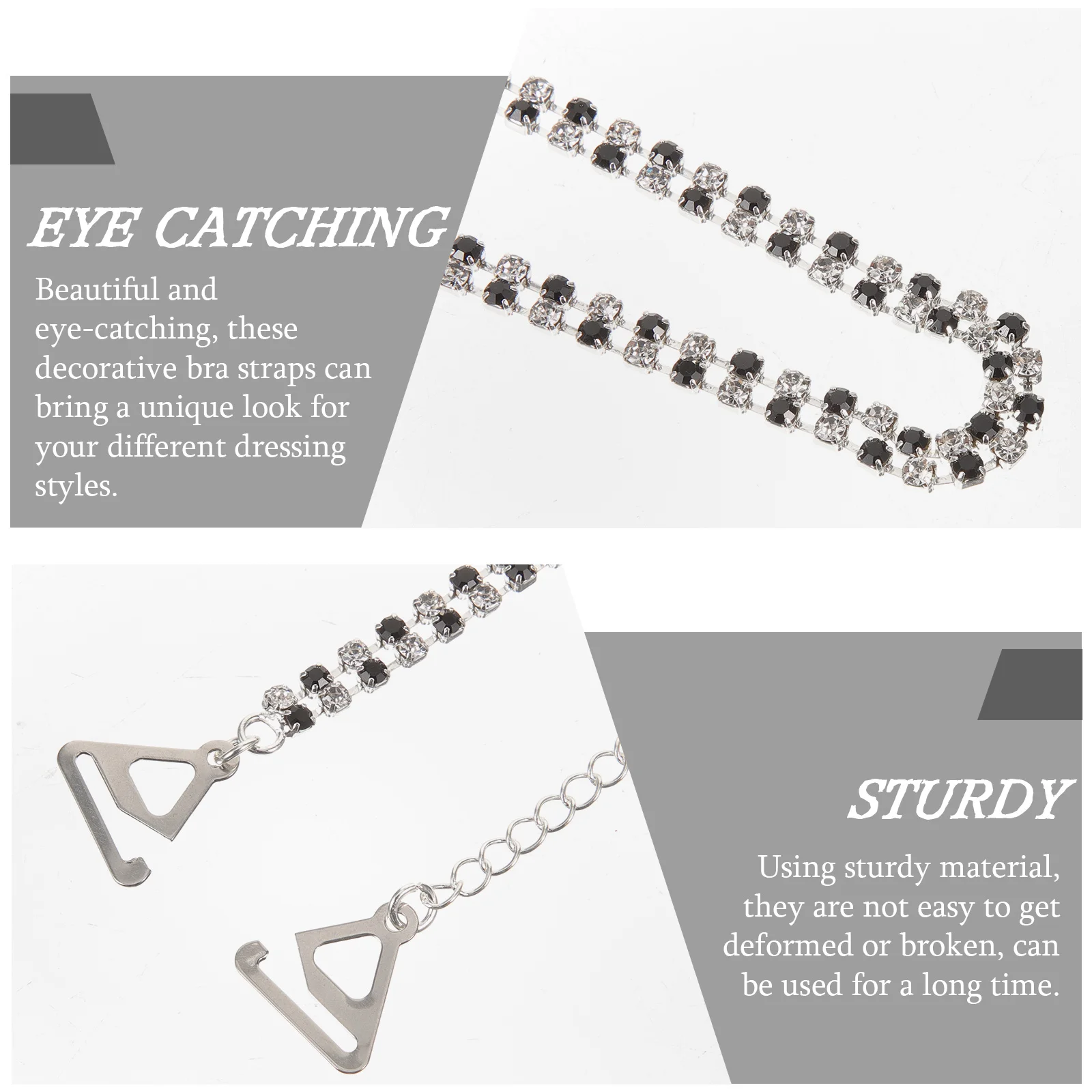 1 par de sutiã de strass alça de ombro ajustável alças de sutiã decorativas para mulheres casamento baile de formatura vestido de festa acessórios