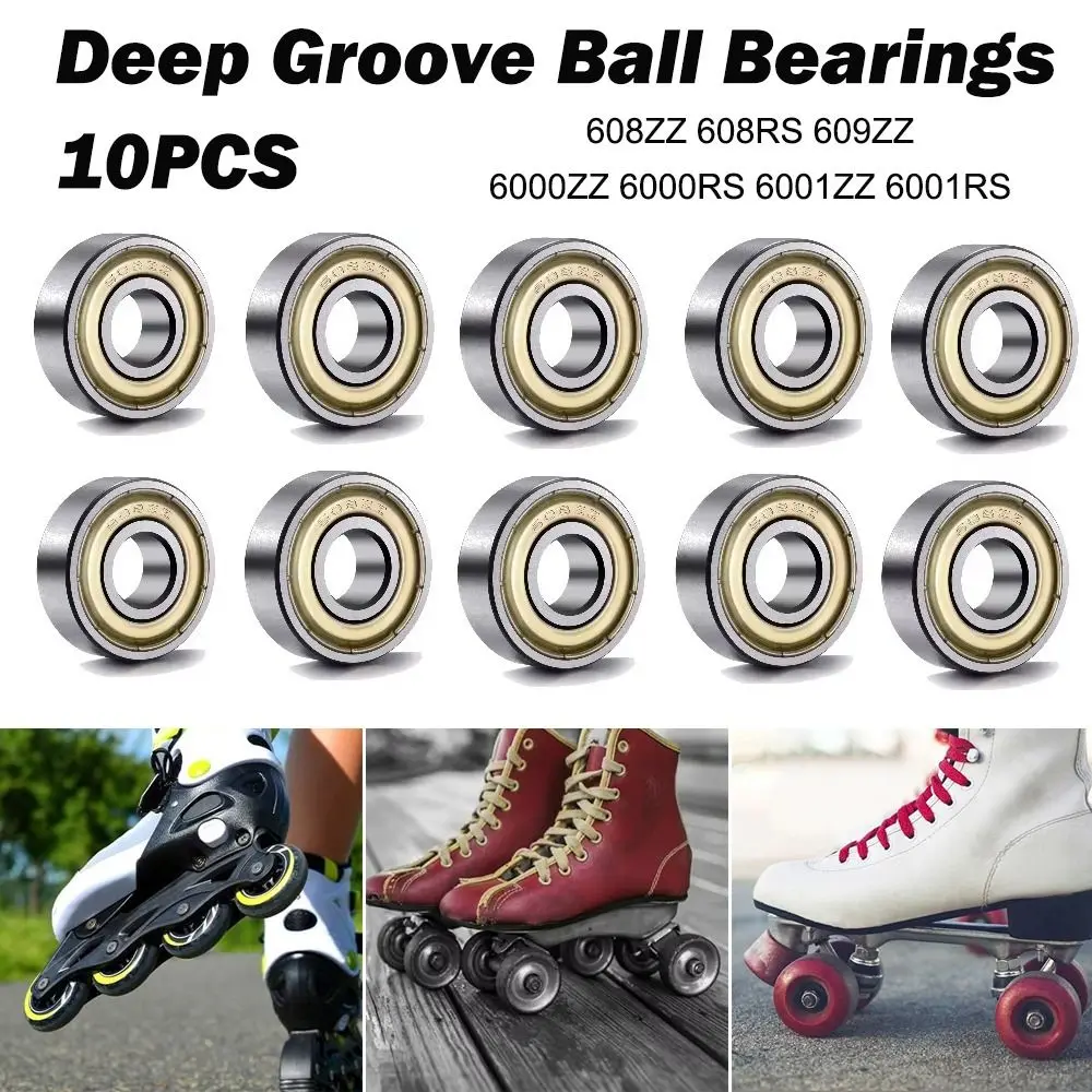 New Double Shielded Ball Bearings 609ZZ 6000ZZ 6000RS Metal Bearing 608ZZ 608RS 6001ZZ 6001RS Miniature bearing