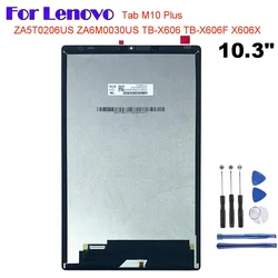 Touch Screen digitalizador vidro Assembly, Display LCD para Lenovo Tab, M10, FHD Plus, 10.3 