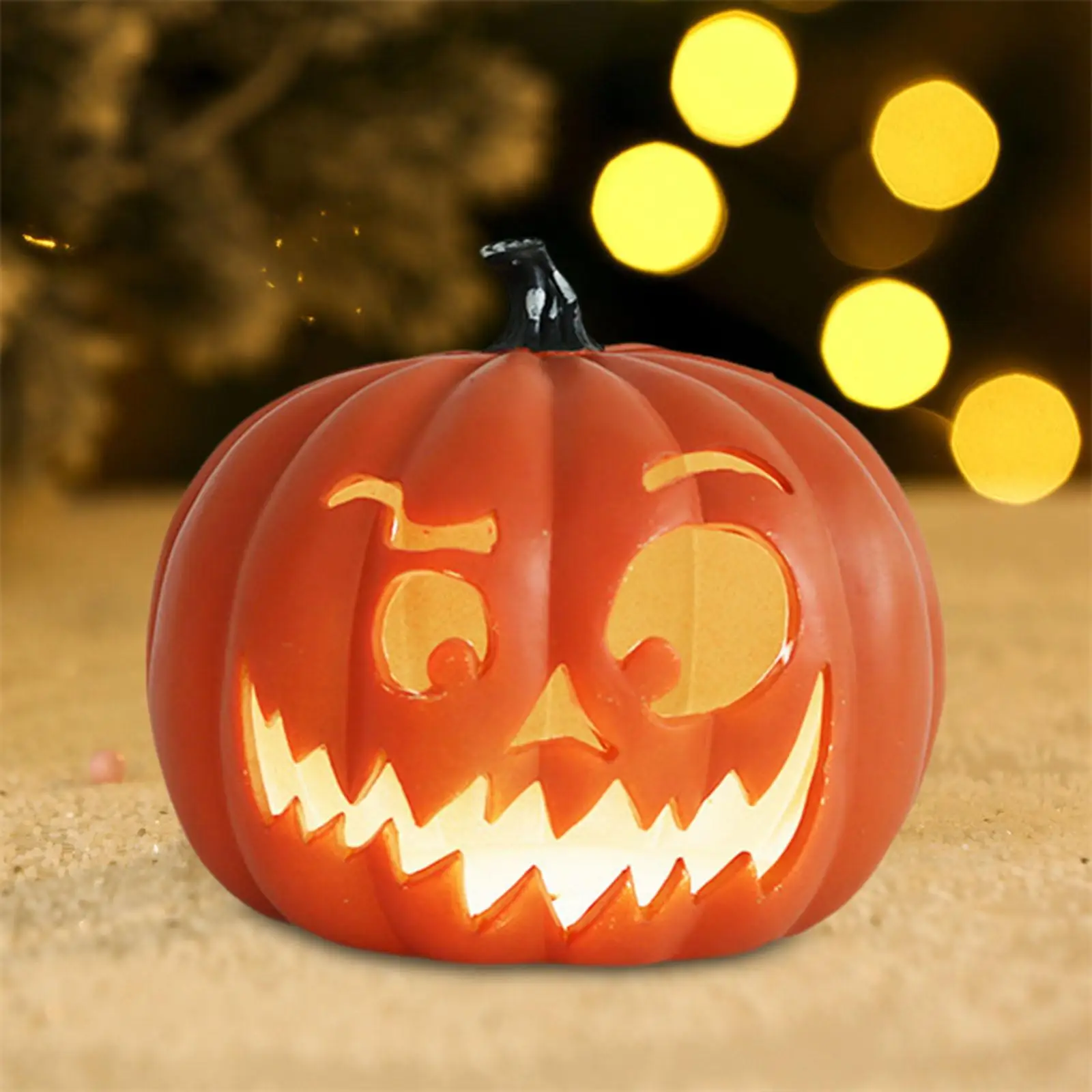 Halloween Pumpkin Lantern Creepy Halloween Decor Led Pumpkin