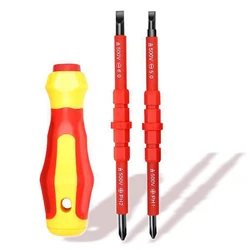 3PCS/set Repair Tool Slotted Cross Screwdriver Set Precision Mini Magnetic Screwdriver Bits Kit Hand Tools Steel Precision Bit