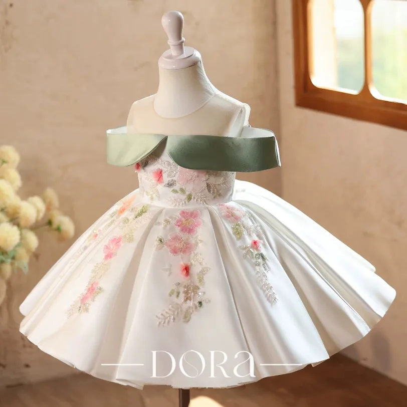 Neues Kinder-Partykleid für Klavierauftritte, Hochzeiten, Geburtstagsfeiern, Festliches Kleid für Mädchen A5087 Großhandel – Detail 5