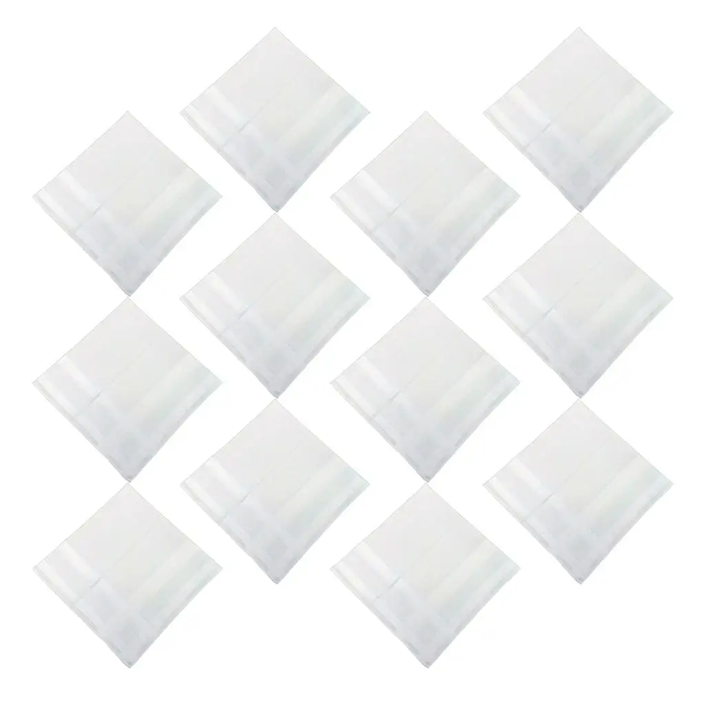 

12 штук носовых платков, унисекс, винтажные, 100% хлопок, носовые платки для утилизации отходов.