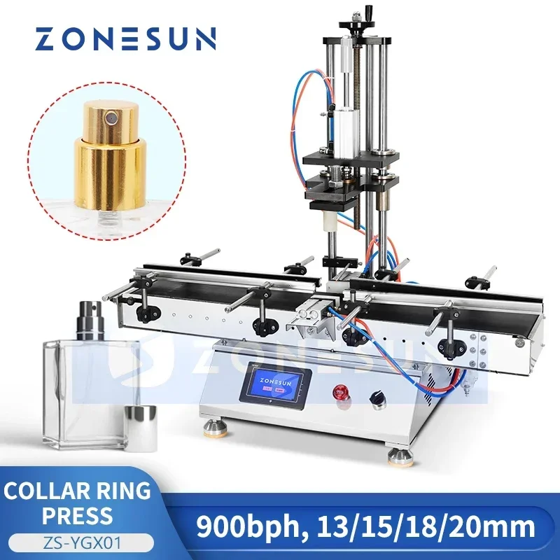 

Zonesun ZS-YGX01 Tabletop Perfume Collar Press Perfume Collar Fitting Tool Perfume Collar Ring Crimping Machine