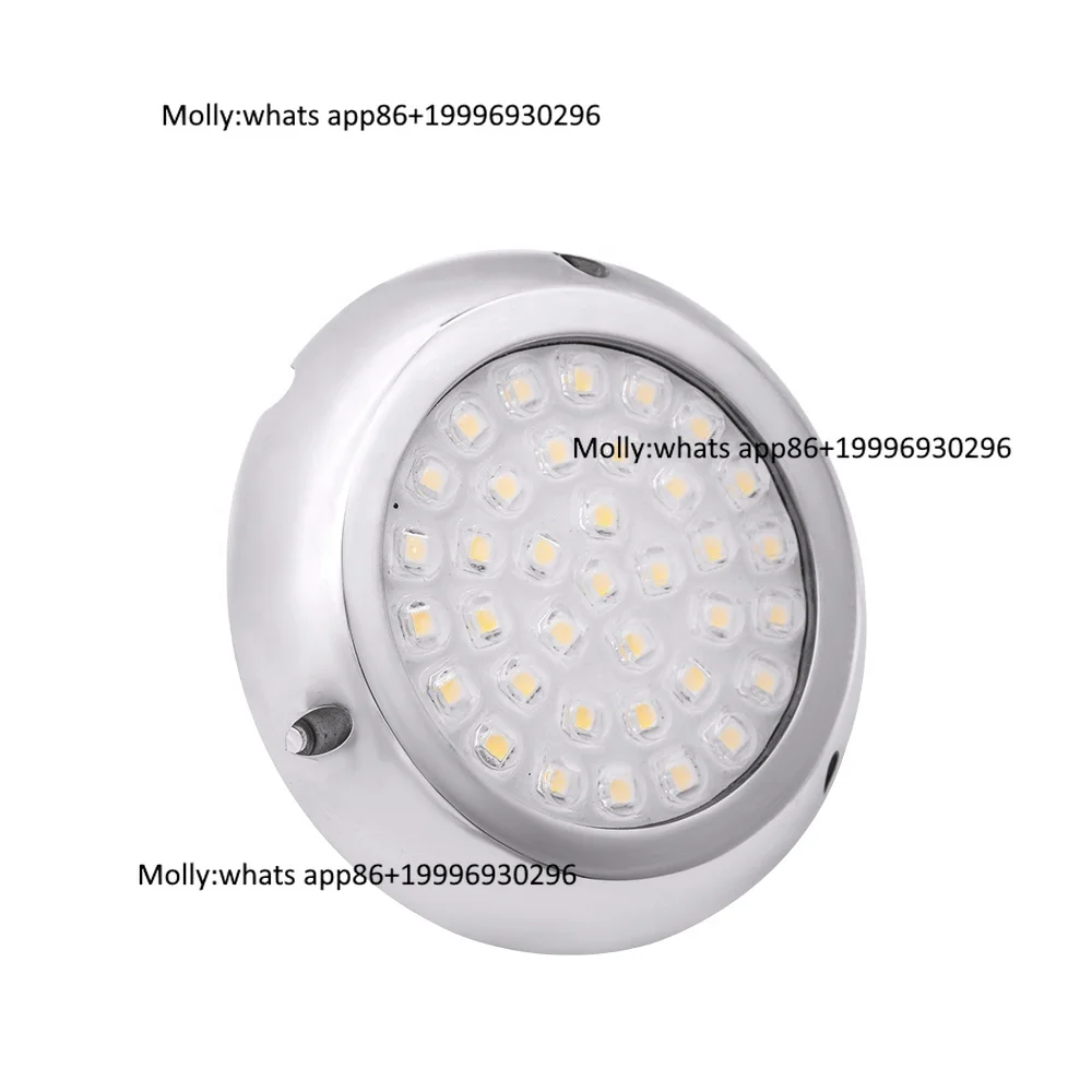 316 Stainless Steel 12V RGB Color IP68 Waterproof LED Underwater Boat Light All-Around LED Boat Lights