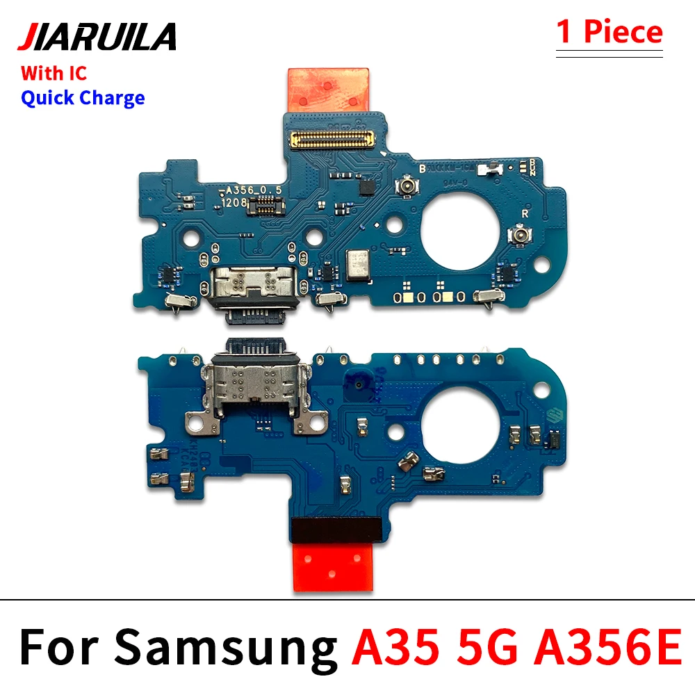 USB Micro Charger Charging Port Dock Connector Microphone Board Flex Cable For Samsung A05 A05s A15 A25 A35 A55 5G