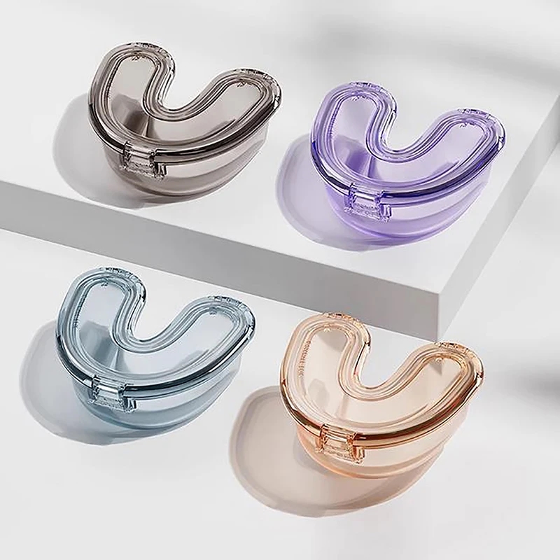 Boîte de Rangement Colorée pour Prothèse Orthodontische Portable, Anti-Poussière