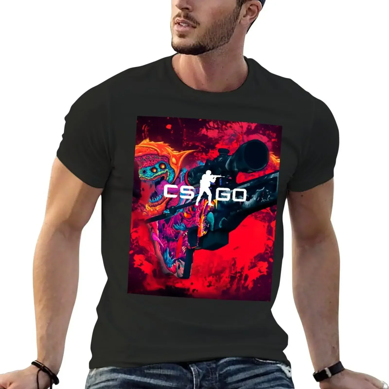 Hyper Beast CSGO T-Shirt cute clothes oversized summer tops graphic shirts black t shirts for men