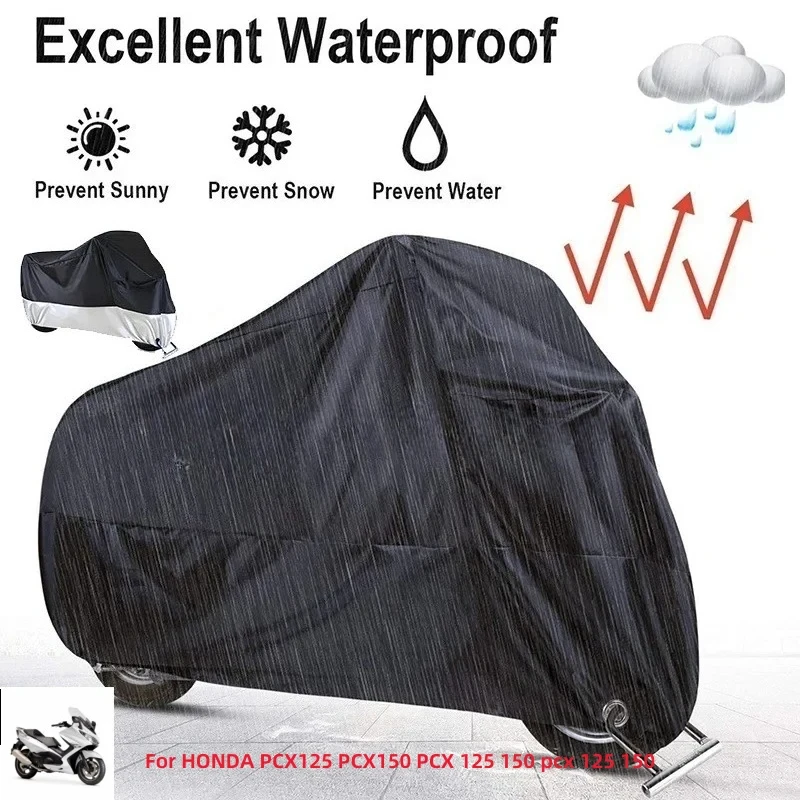 

For HONDA PCX125 PCX150 PCX 125 150 pcx 125 150 Motorcycle Cover Bike All Season Waterproof Dustproof UV Protective Outdoor