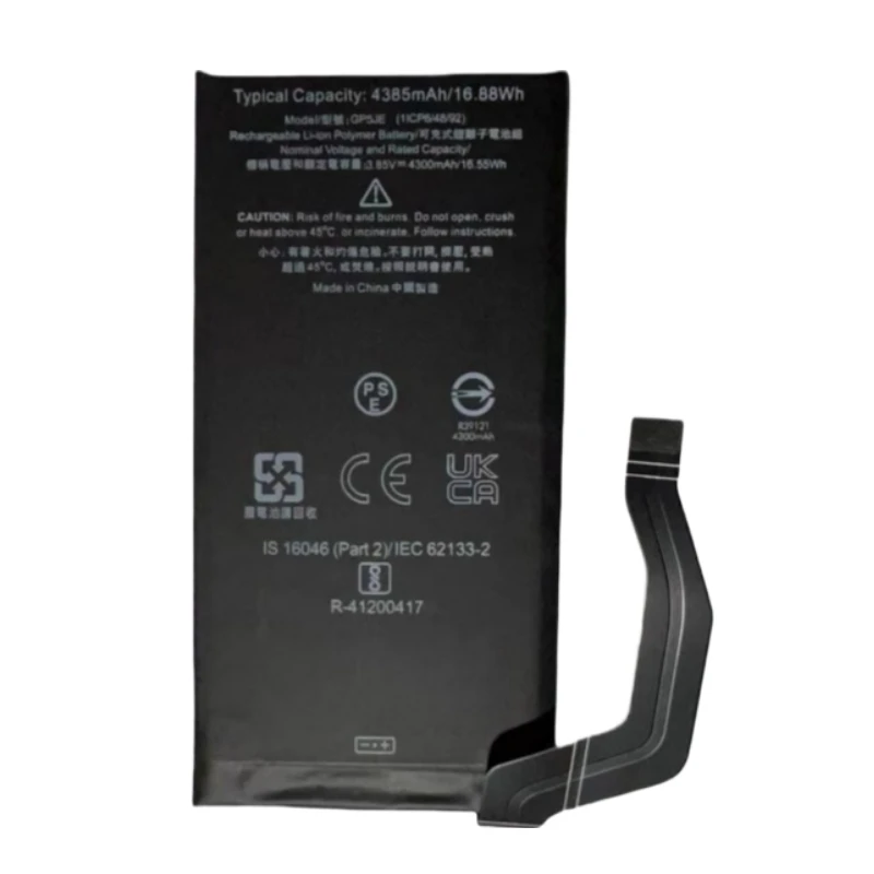 แบตเตอรี่โทรศัพท์มือถือคุณภาพสูงใหม่ 100% 3.85V 4385mAh รุ่น GP5JE สำหรับ Google Pixel 7A และ HTC Pixel 7A 5G