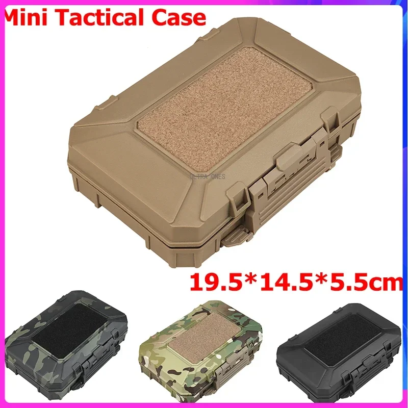 Tactical Equipment Box Can Hang on Tactics Vest Waterproof MOLLE Militar Gear Storage Tool Boxes Shooting Hunting Cs Cases