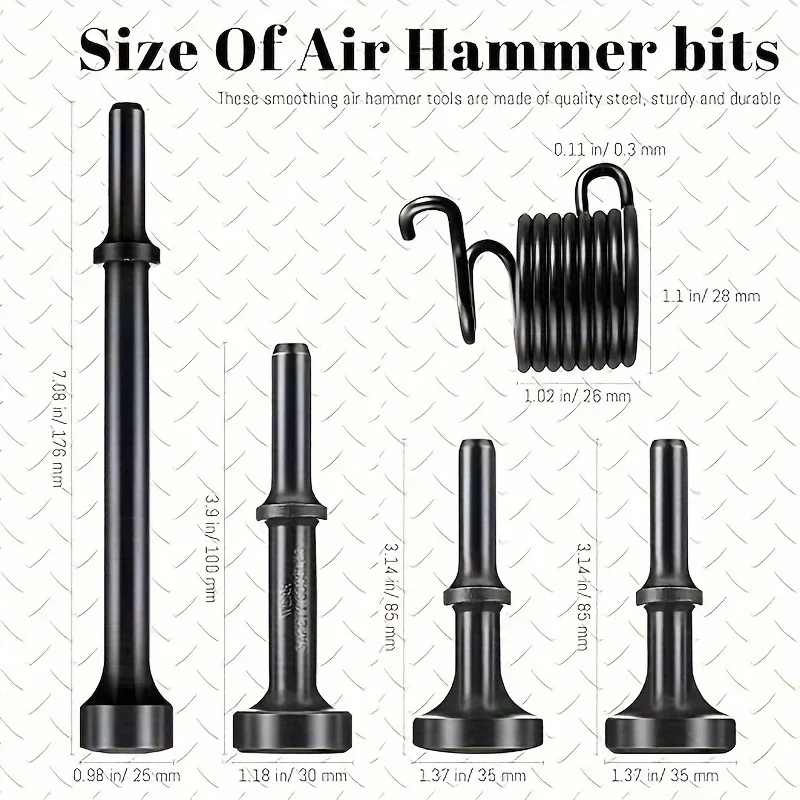 pneumatico air hammer bits kit air cinzel bits smoothing acessorios cabeca para corte pa e escavacao pcs 01