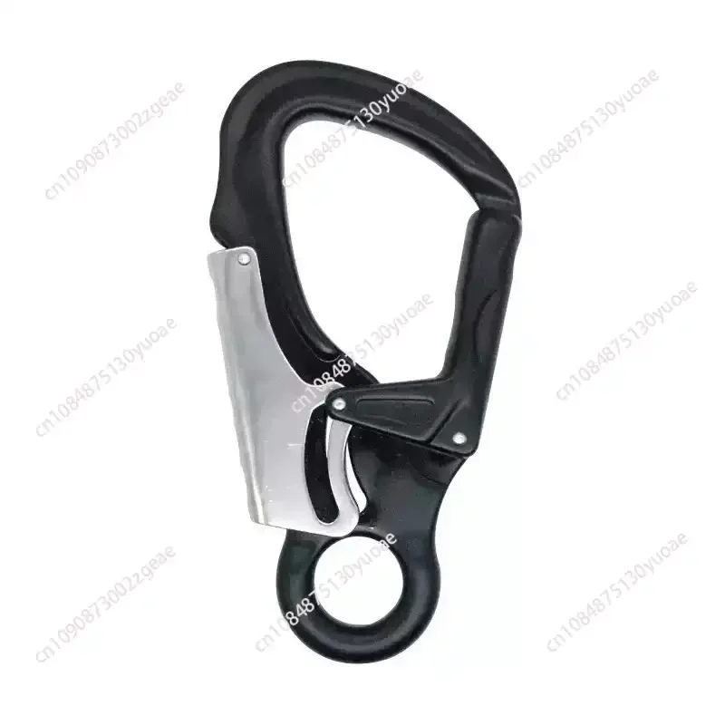 Carabiner Clip, Double Locking Snap Hook, 35kN Strength High Strength Self Locking Carabiner for Hiking Rock Climbing Outdoor