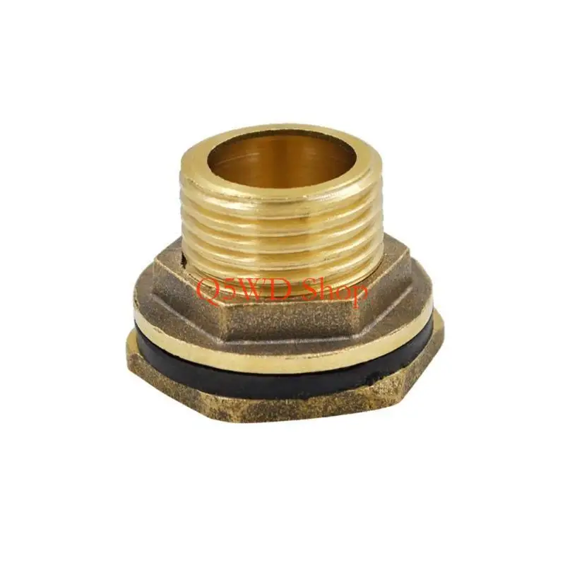 Q5WD Industrial Brass Water Fitting Threaded Joint For Barrels Bucket Rainwater Systems Water Tap Connector