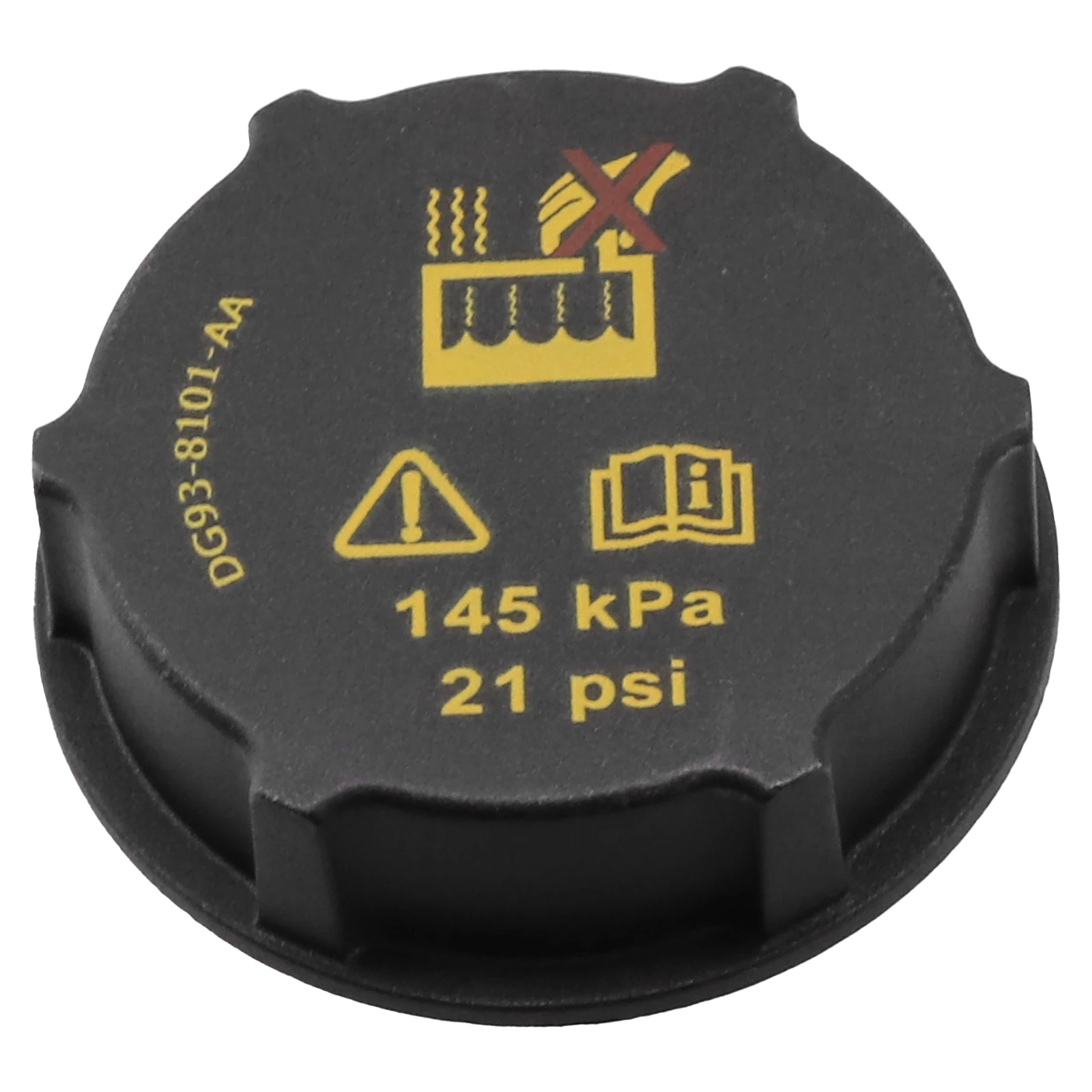 Coolant Cooling Tank Cover Replacement 1.5L Black Radiator Cap Easy Installation Engine High-strength ABS Brand New