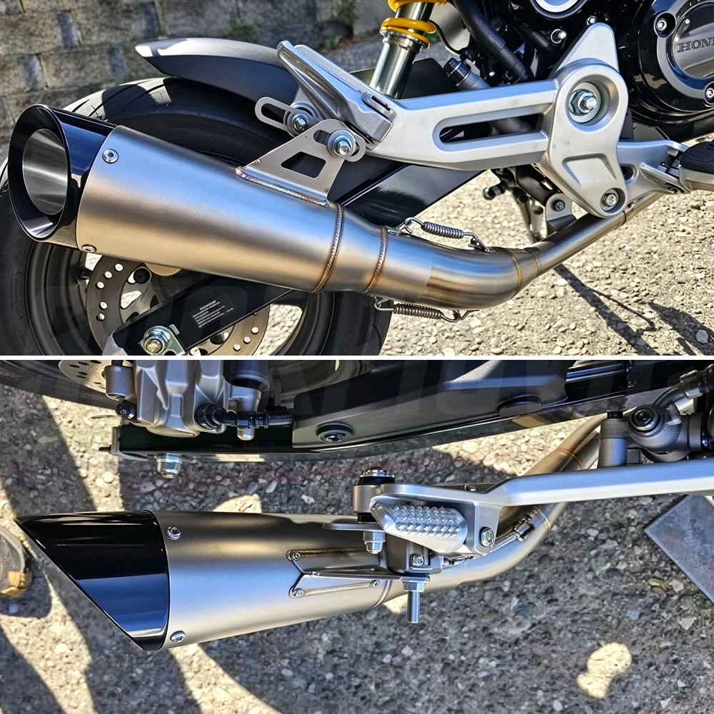 Slip-On For MSX125 MSX125SF 2021-2026 51mm System Motorcycle Exhaust Muffler DB Killer Escape Moto Front Middle Link Pipe