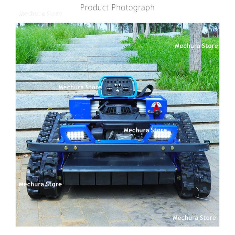 550 Model Remote Control Lawn Mower Self-propelled Crawler Intelligent Lawn Mower Agricultural Machinery Equipment Tosaerba JT
